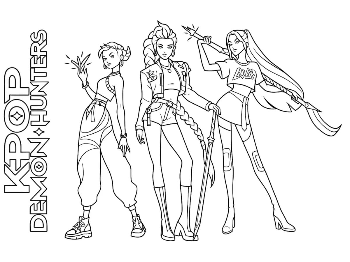 Characters in Kpop Demon Hunters