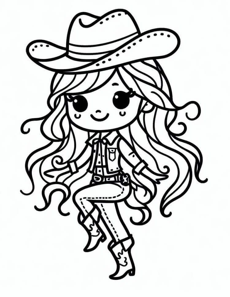 Cheerful Cowgirl