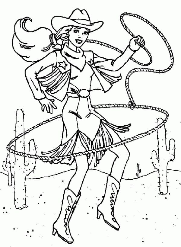 Cowgirl Free Printable