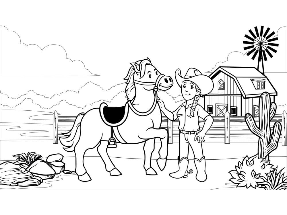 Cowgirl Printable