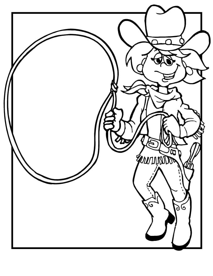 Cowgirl to Print