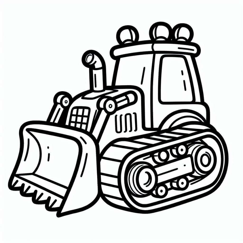 Cute Bulldozer