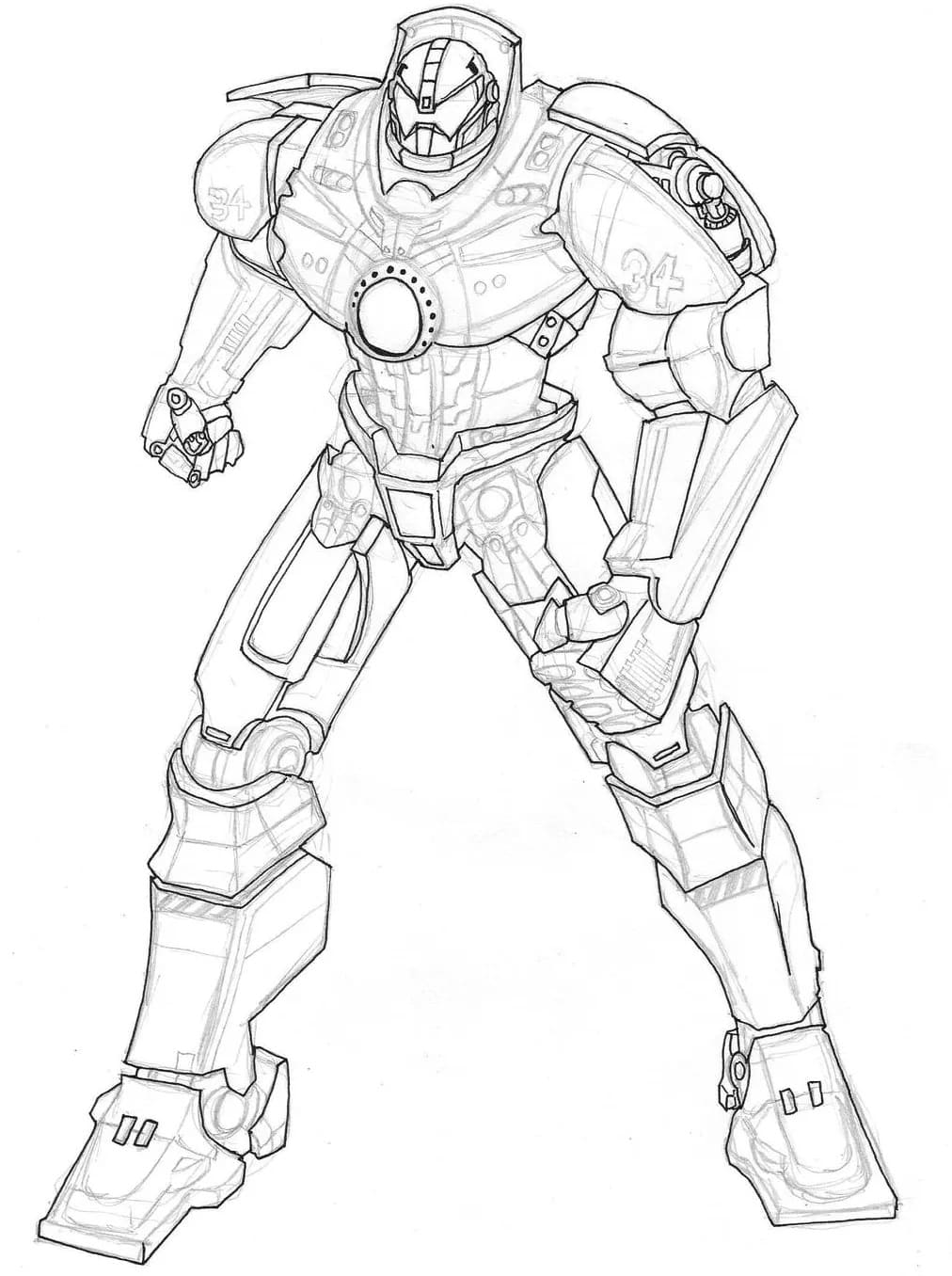 Drawing of Pacific Rim