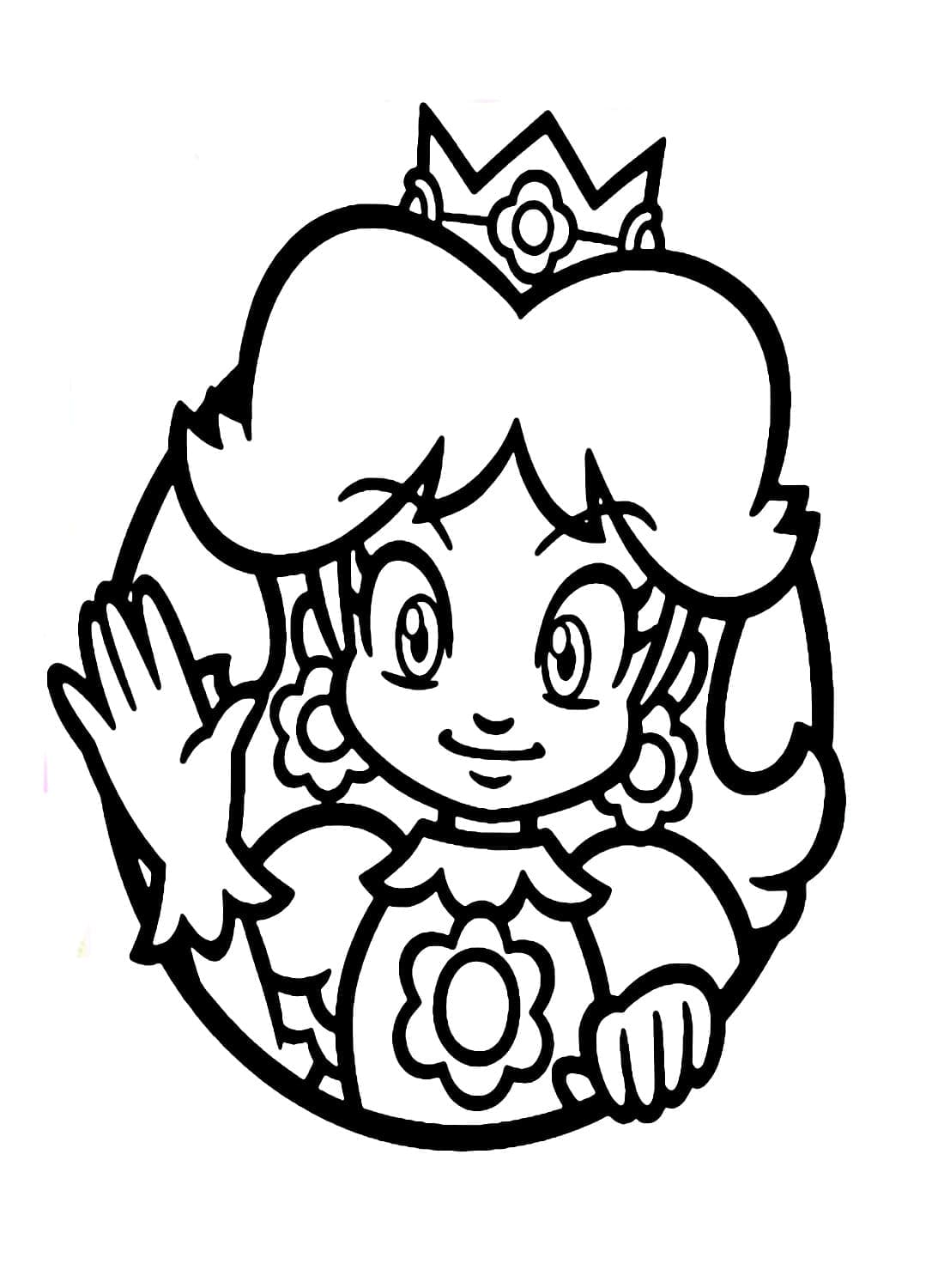Drawing of Princess Daisy