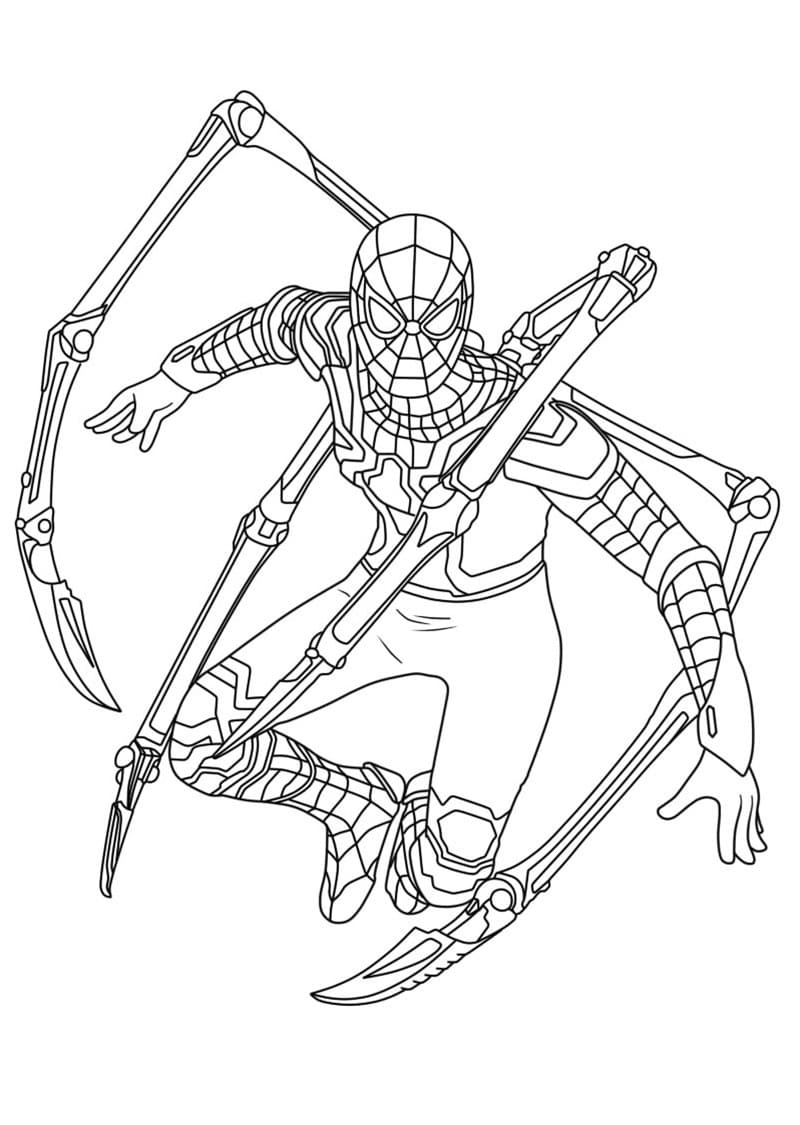 Iron Spider coloring pages