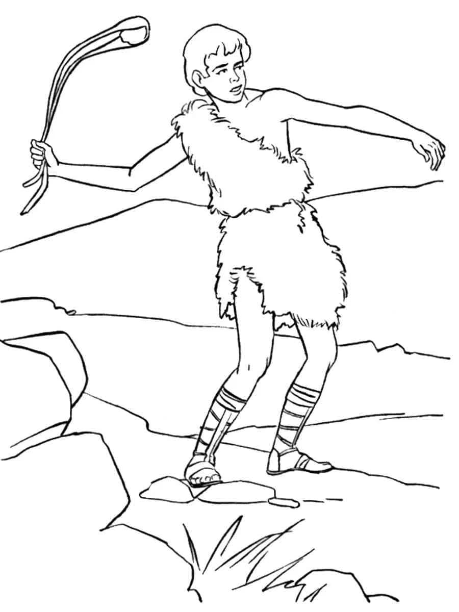 Free David and Goliath Printable