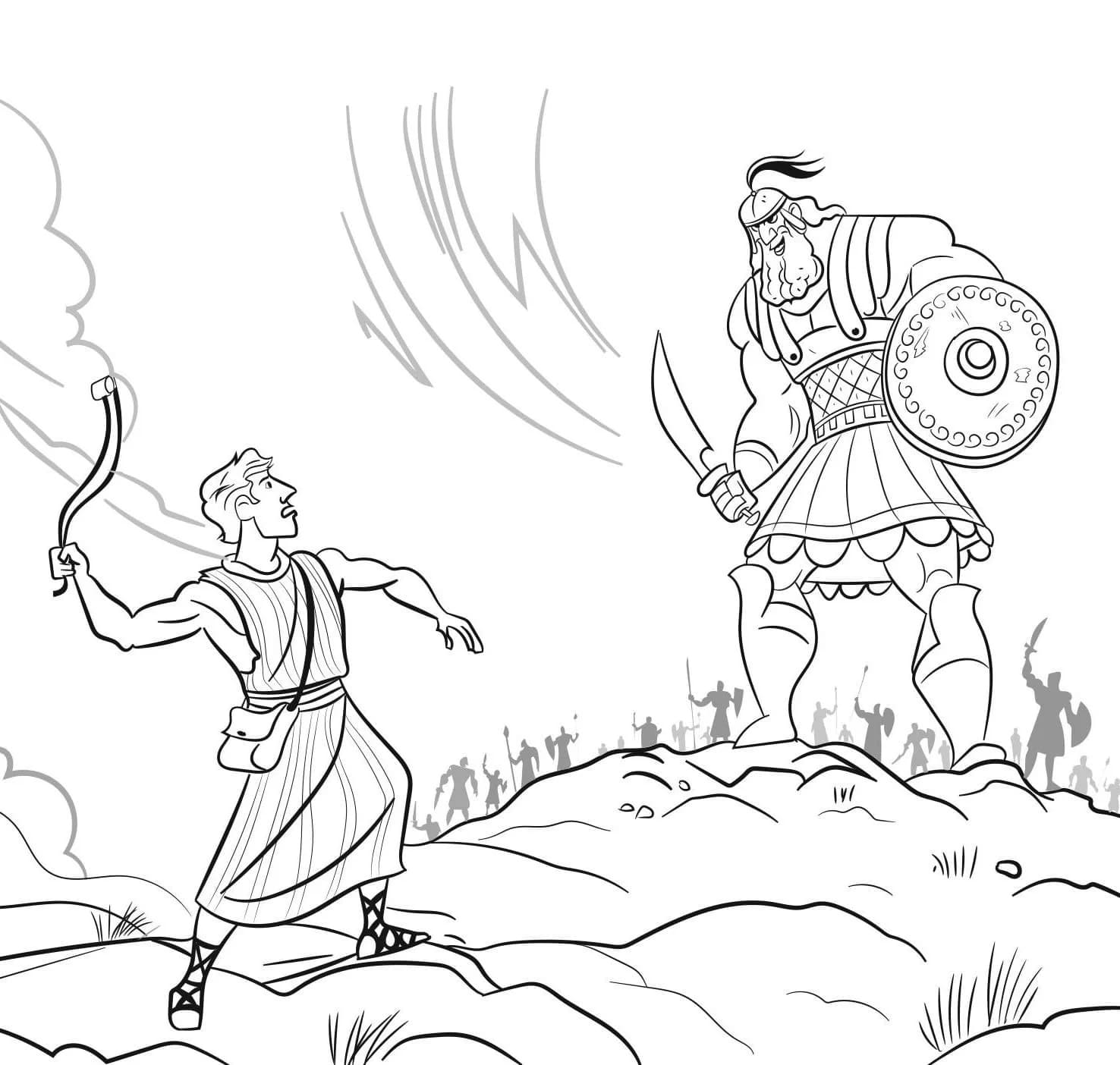 Free David and Goliath to Print