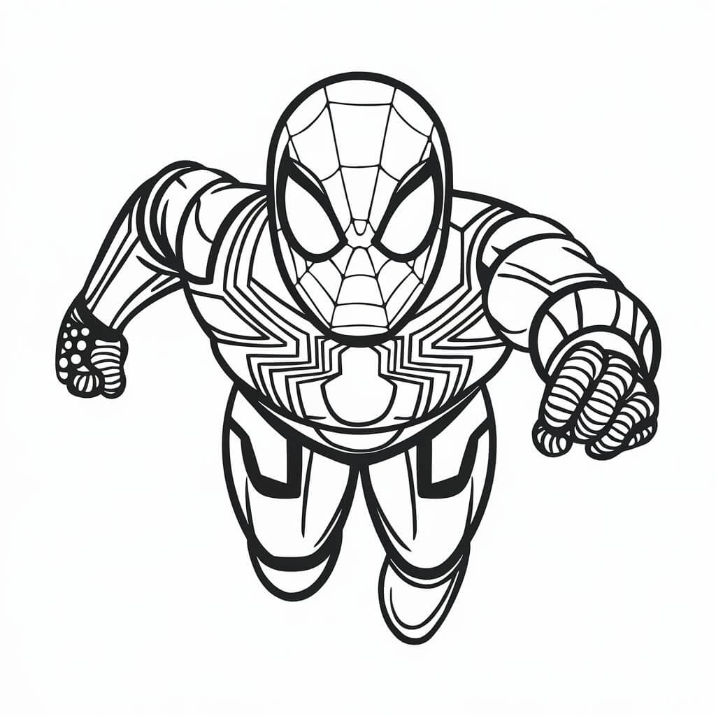 Free Drawing of Iron Spider