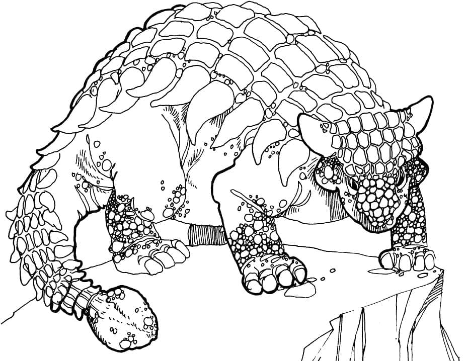 Free Printable Ankylosaurus