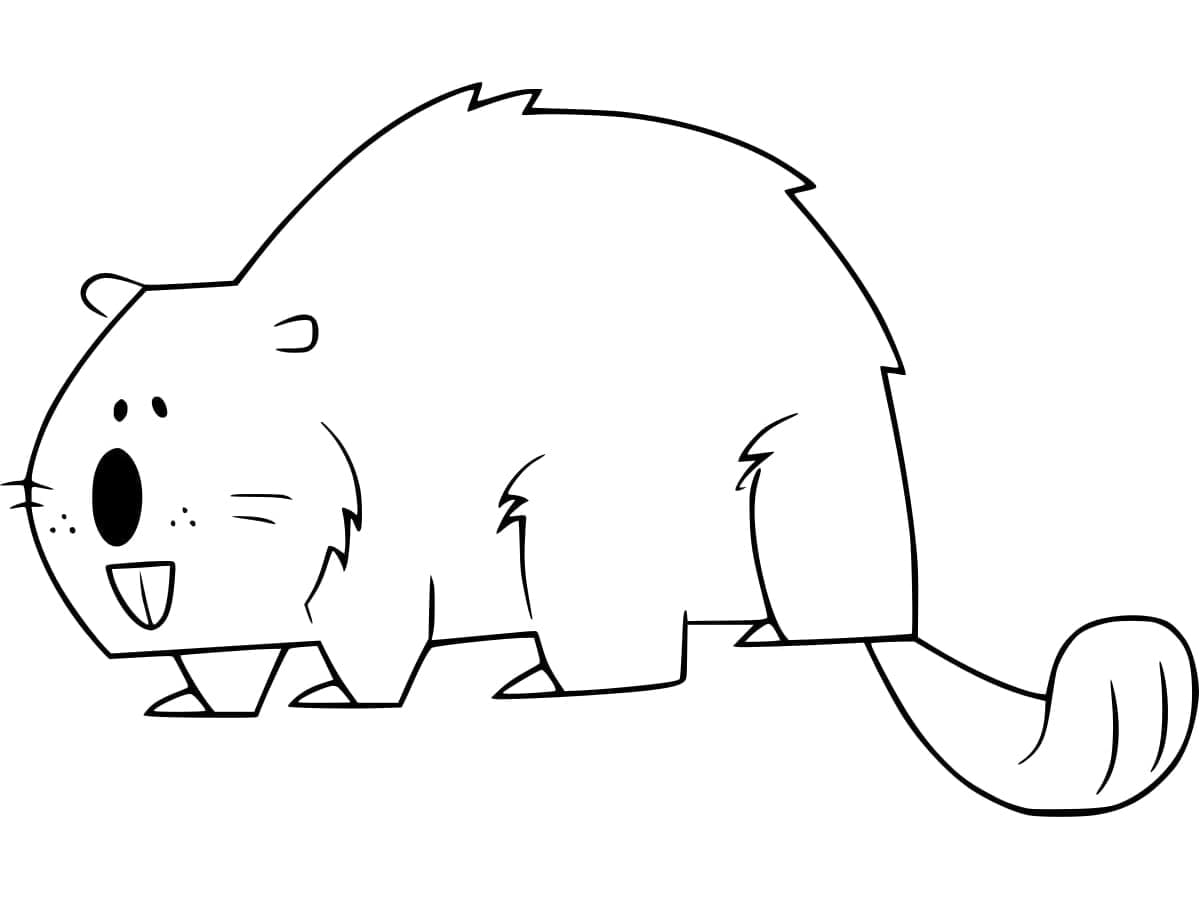 Free Printable Beaver