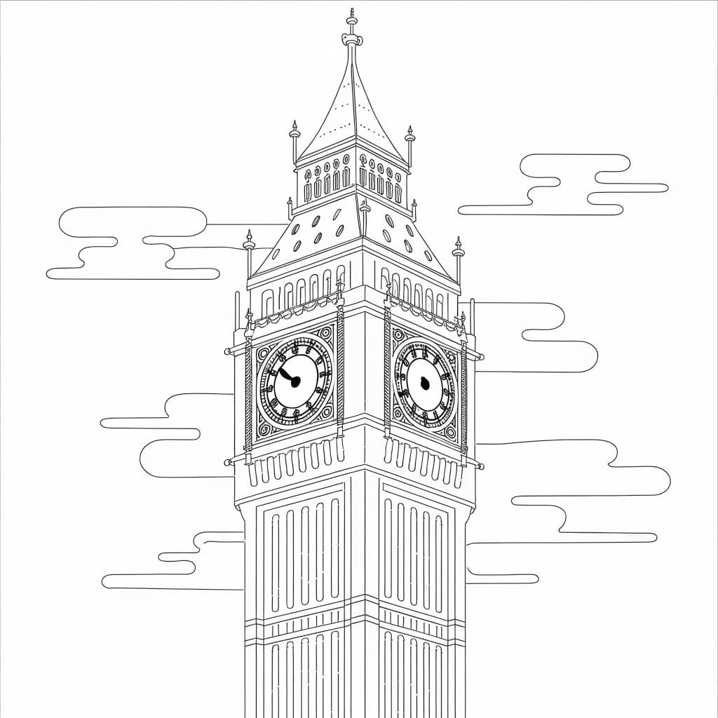 Free Printable Big Ben