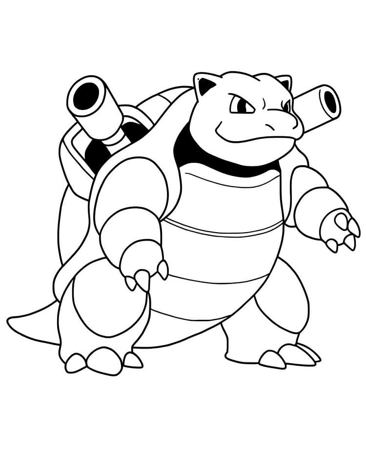 Blastoise coloring pages