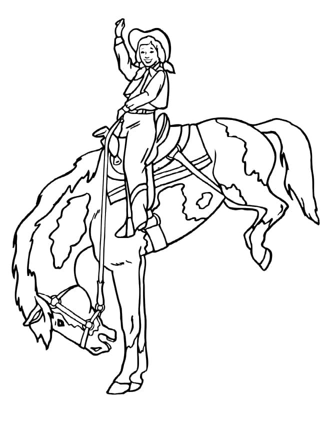 Free Printable Cowgirl
