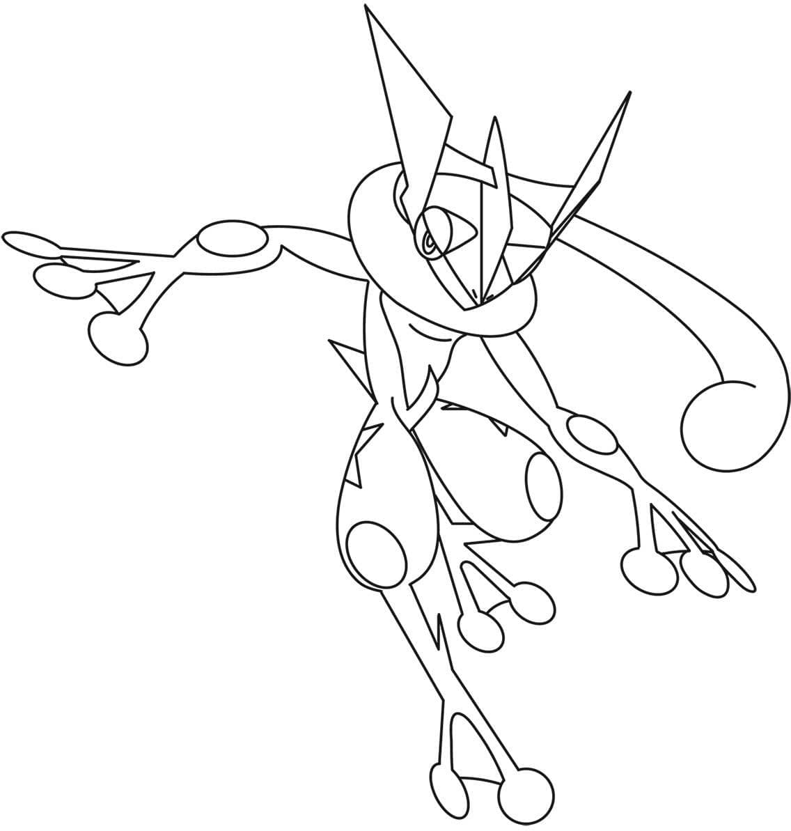 Free Printable Pokemon Greninja