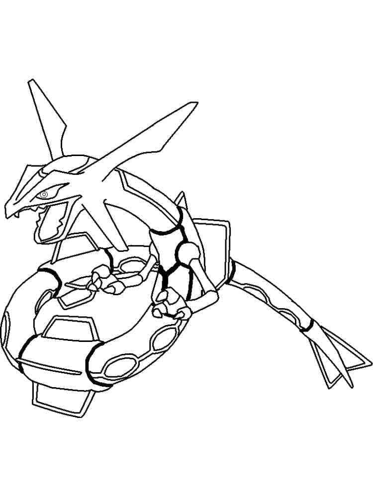 Rayquaza coloring pages
