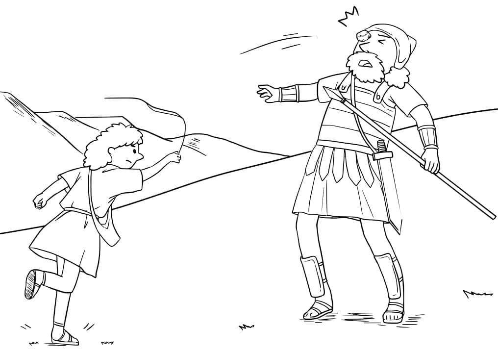 Funny David and Goliath