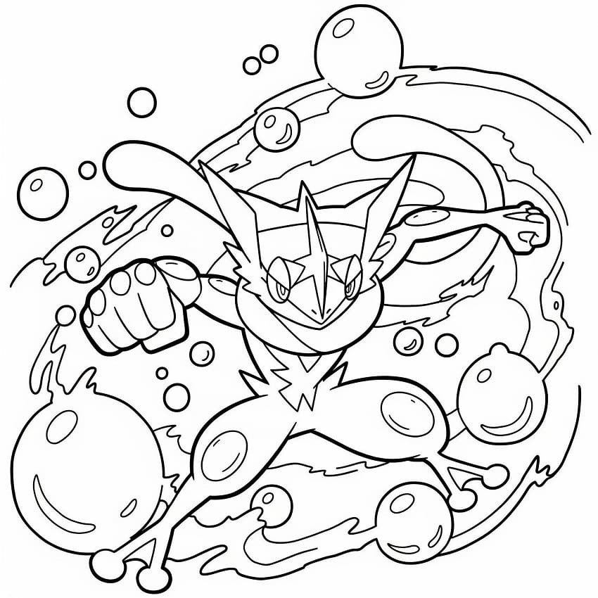 Greninja Printable