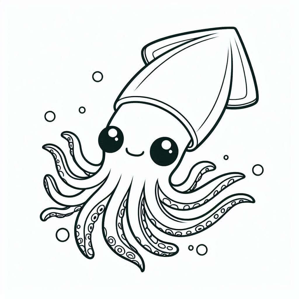 Happy Squid