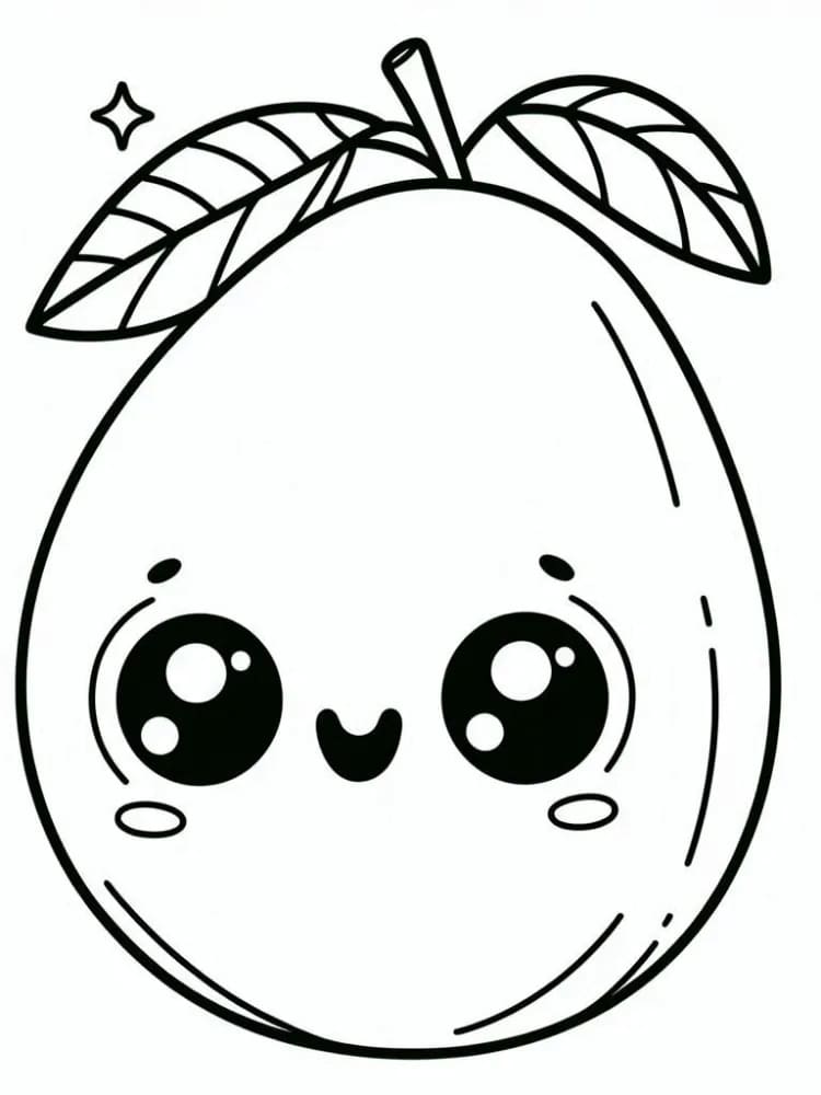 Kawaii Mango Fruit