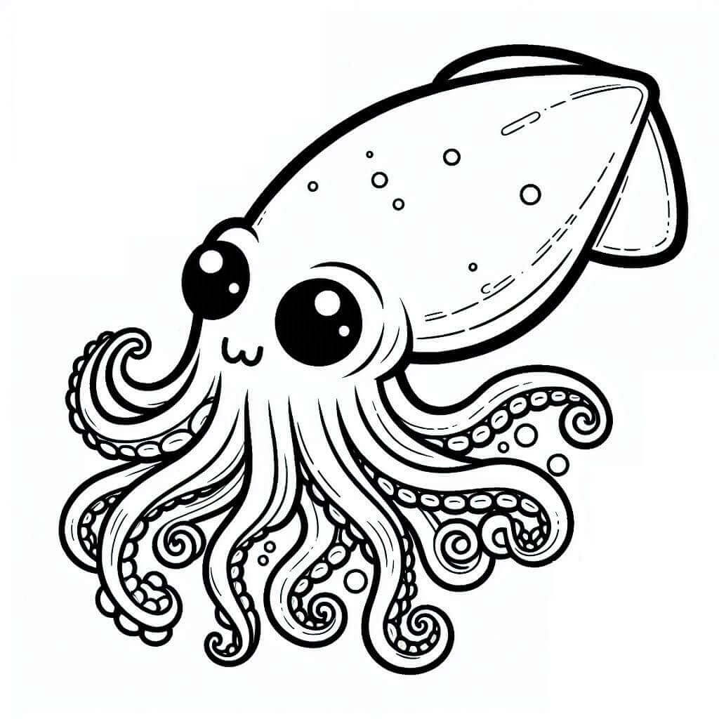Kawaii Squid