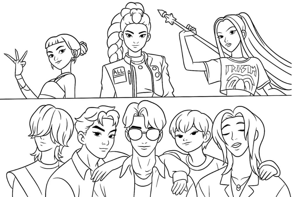 Kpop Demon Hunters Characters