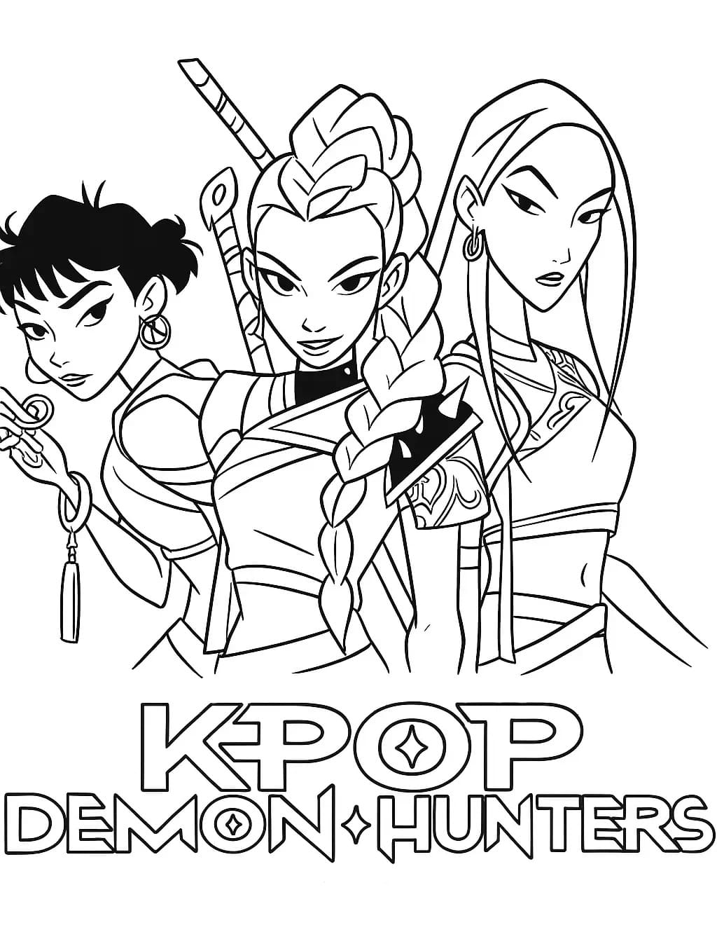 Kpop Demon Hunters Printable