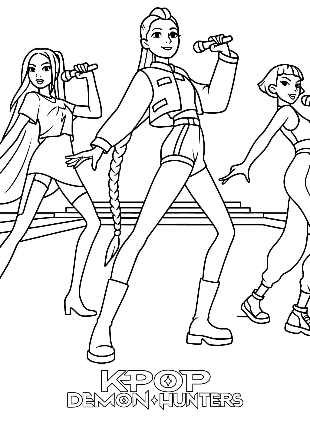 Kpop Demon Hunters to Print