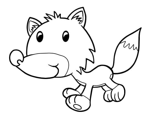 Little Cute Coyote
