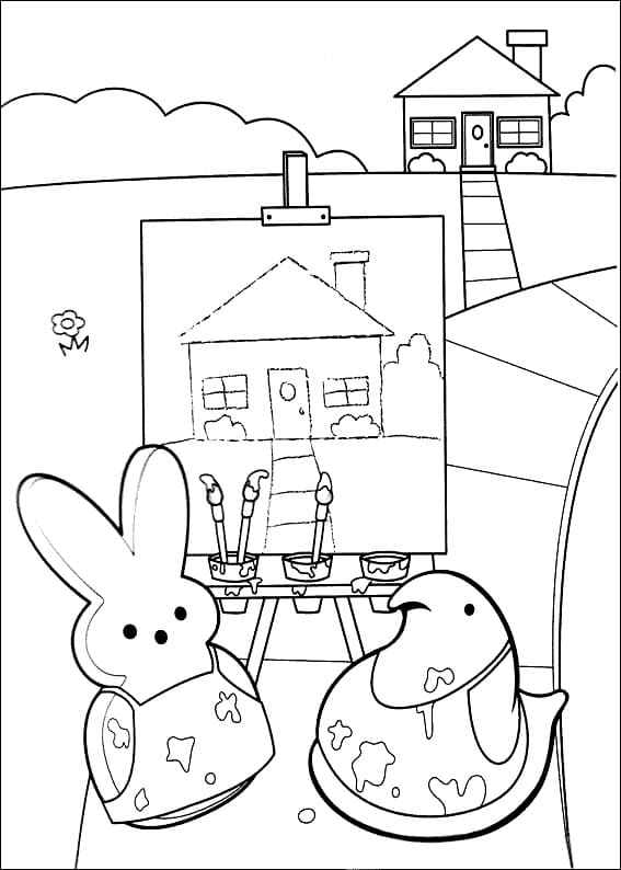 Marshmallow Peeps Printable For Kids