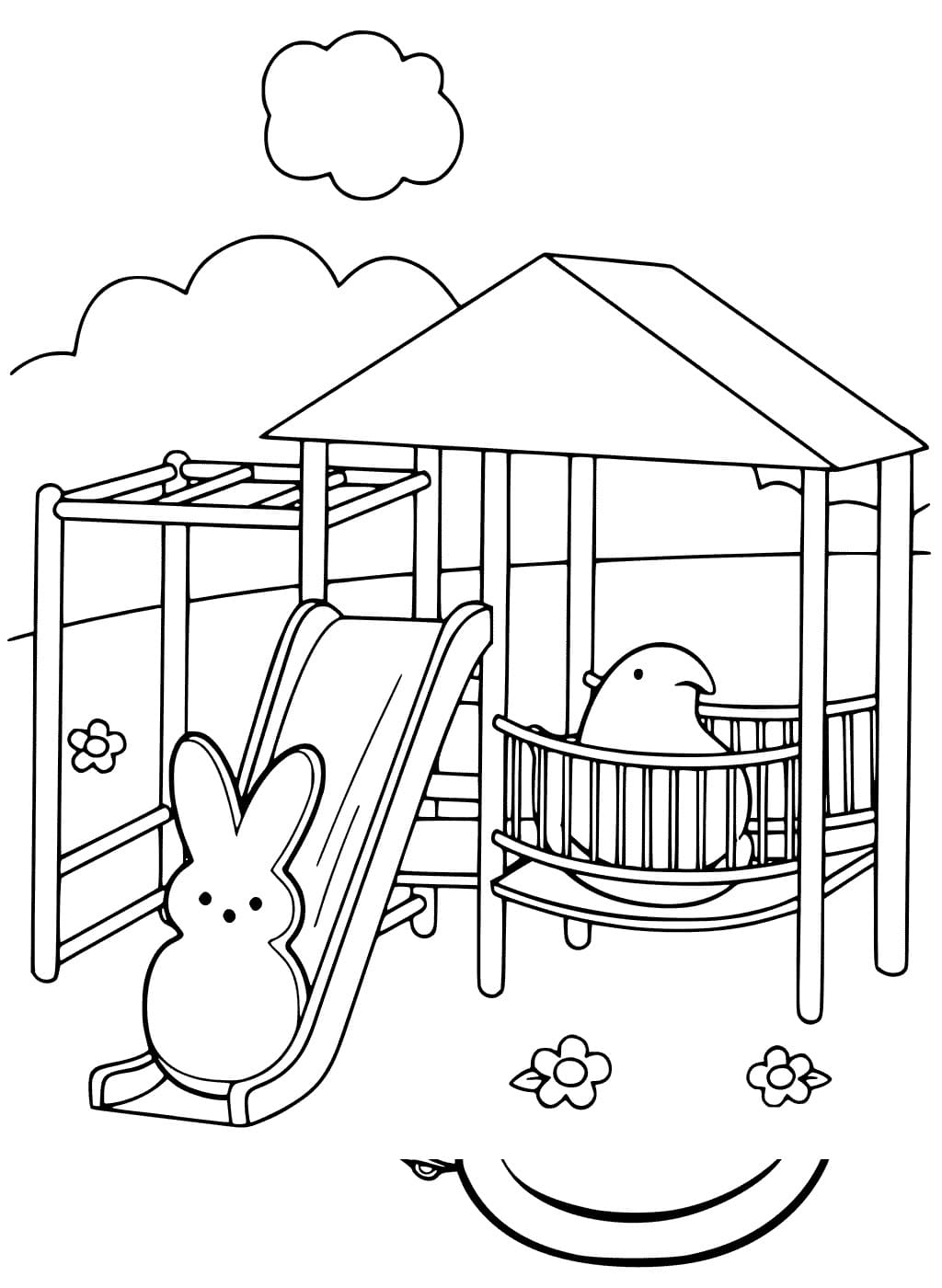 Marshmallow Peeps To Print