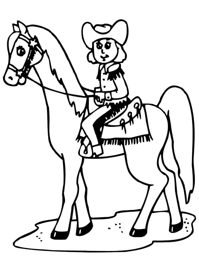 Print Cowgirl