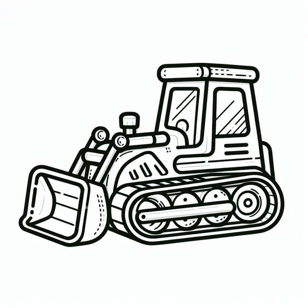 Print Free Bulldozer