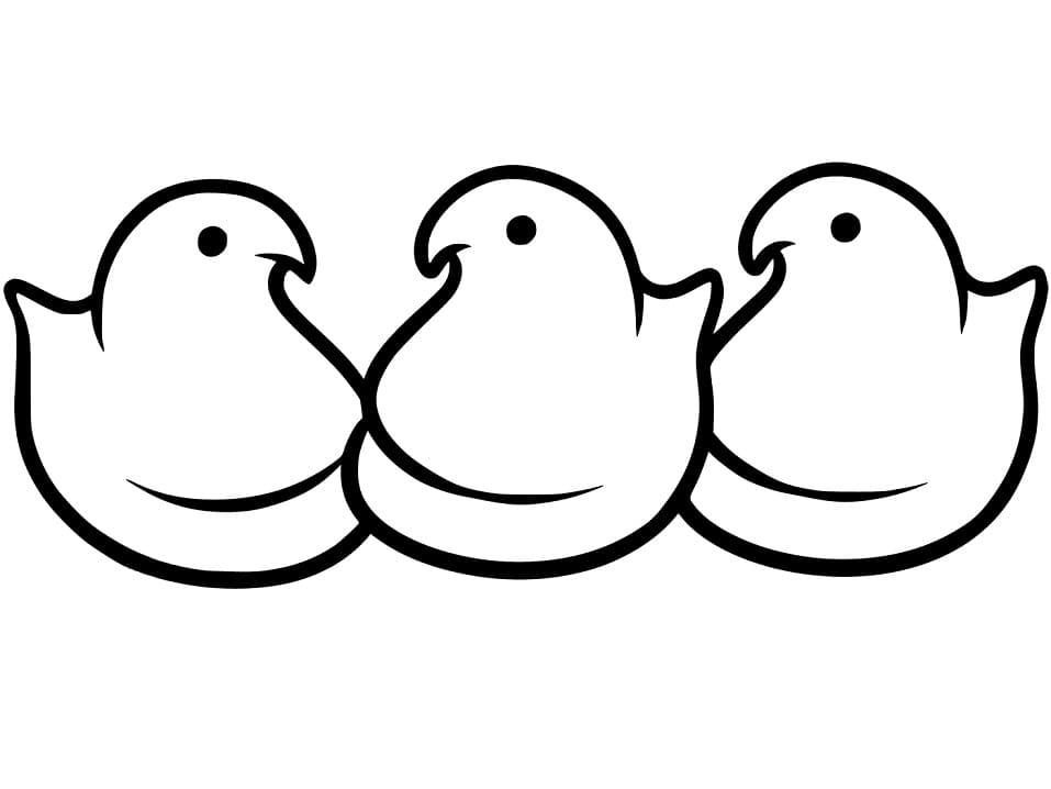 Print Marshmallow Peeps