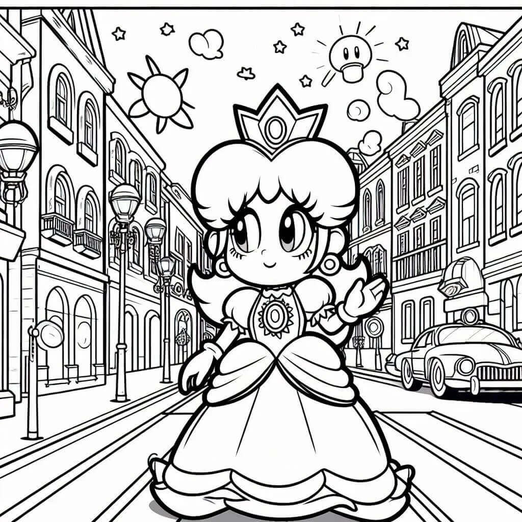 Print Princess Daisy