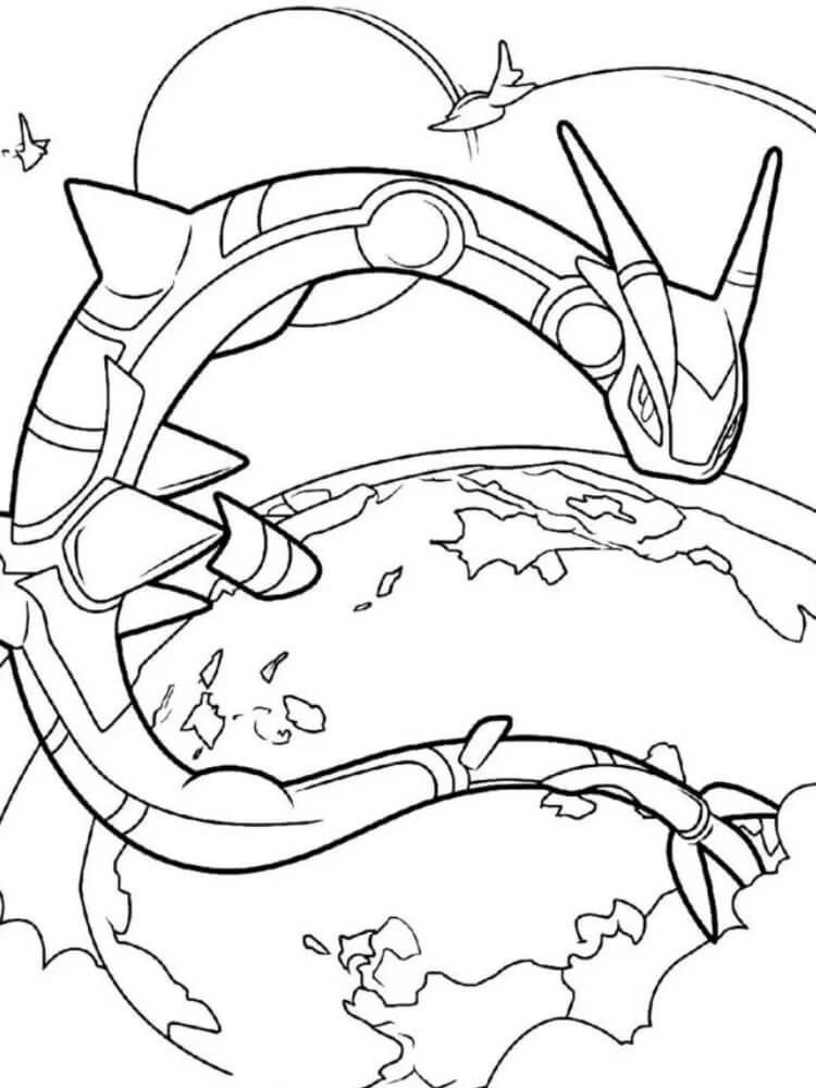 Print Rayquaza