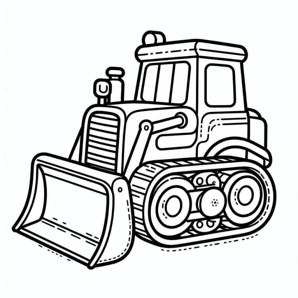 Printable Bulldozer