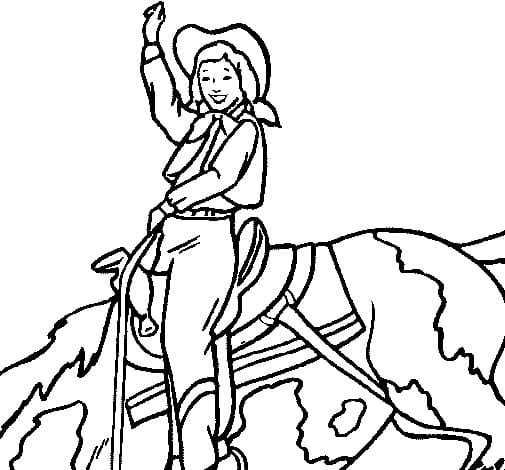 Printable Cowgirl