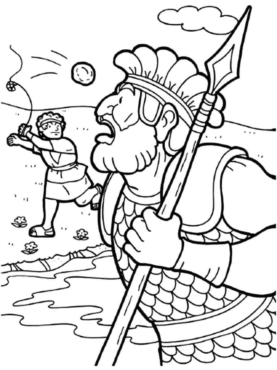 Printable Free David and Goliath