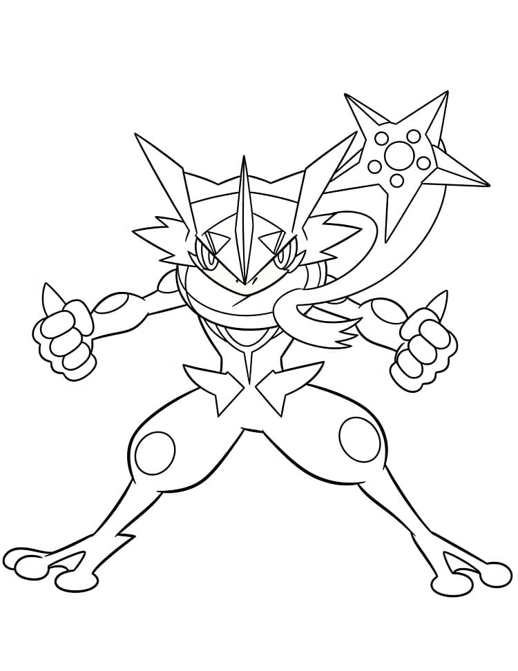 Printable Greninja