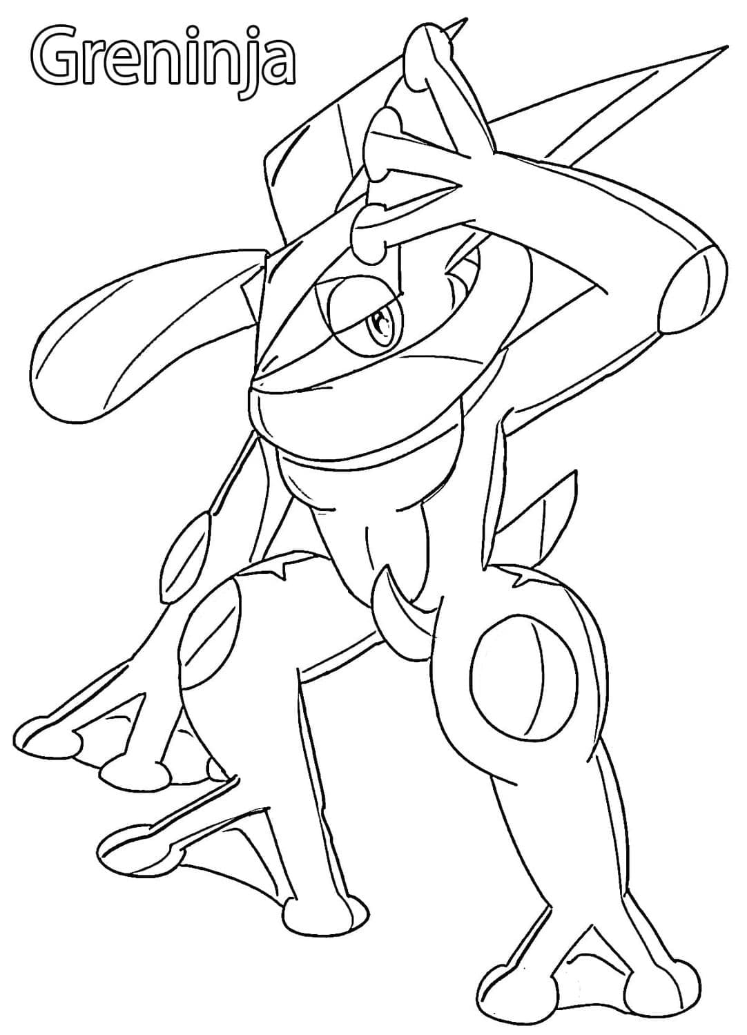 Printable Pokemon Greninja