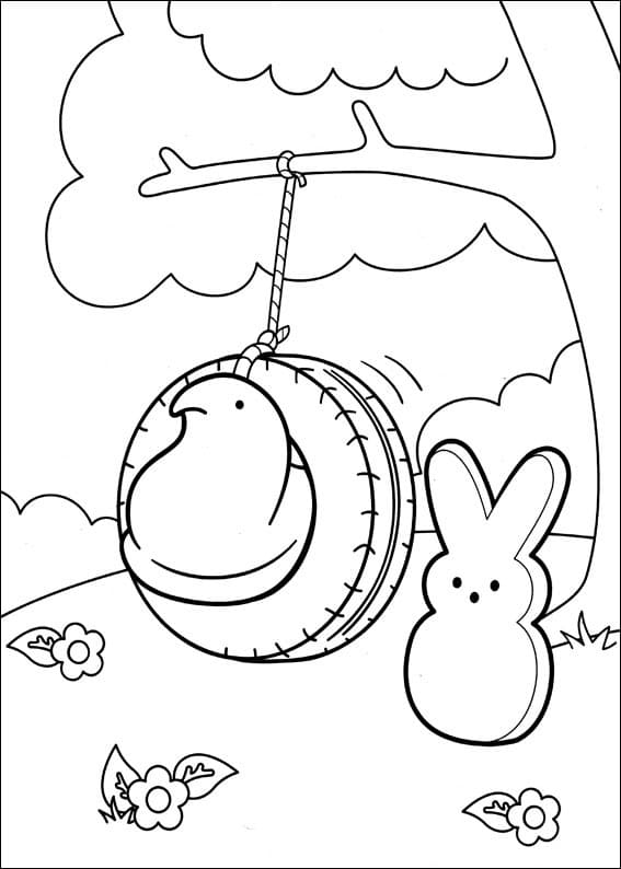 Rabbit and Chick Marshmallow Peeps