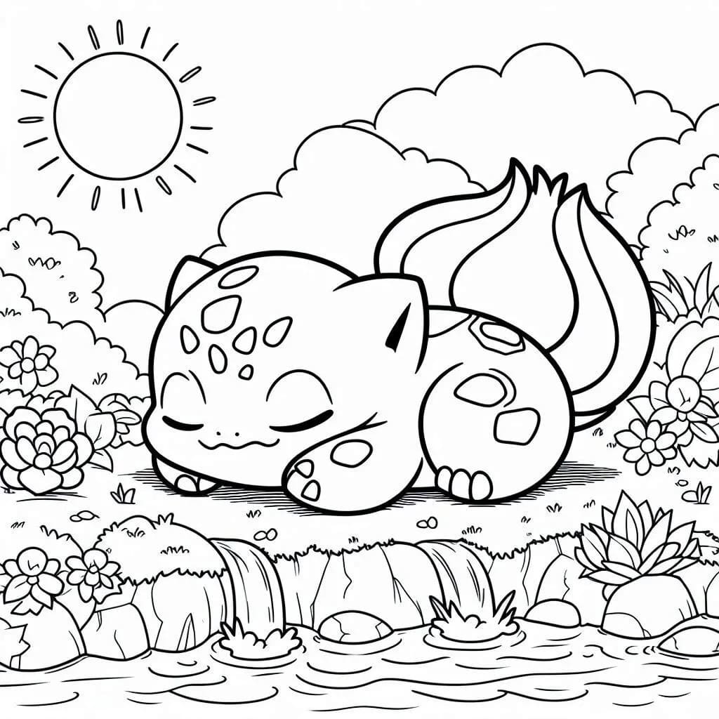 Sleeping Bulbasaur