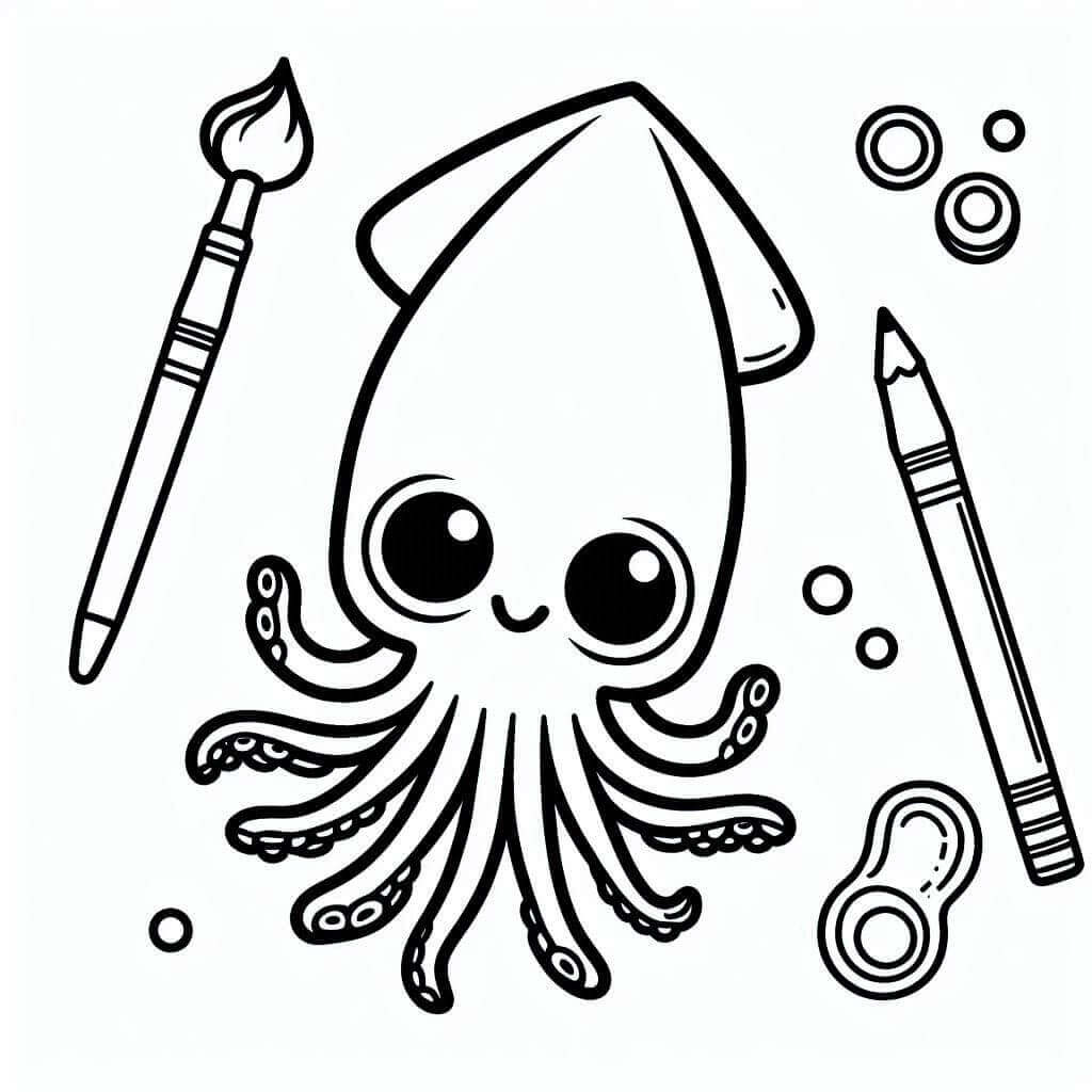 Smiling Squid