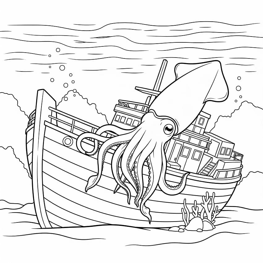 Squid and Boat