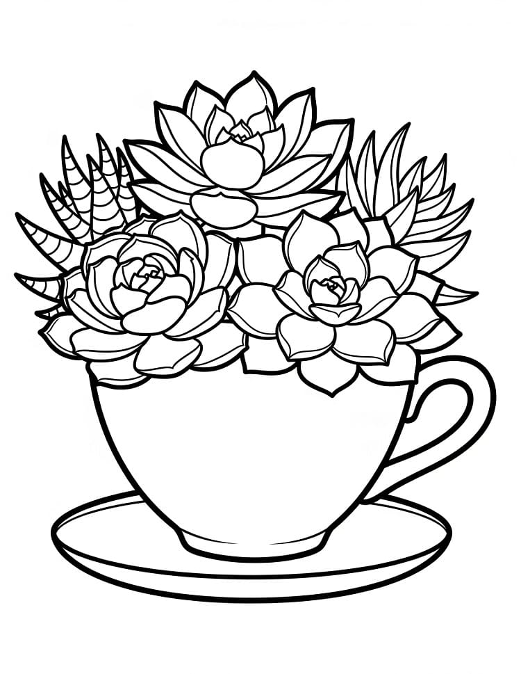 Succulent in A Cup
