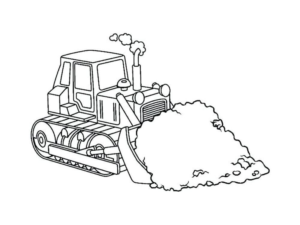 Working Bulldozer