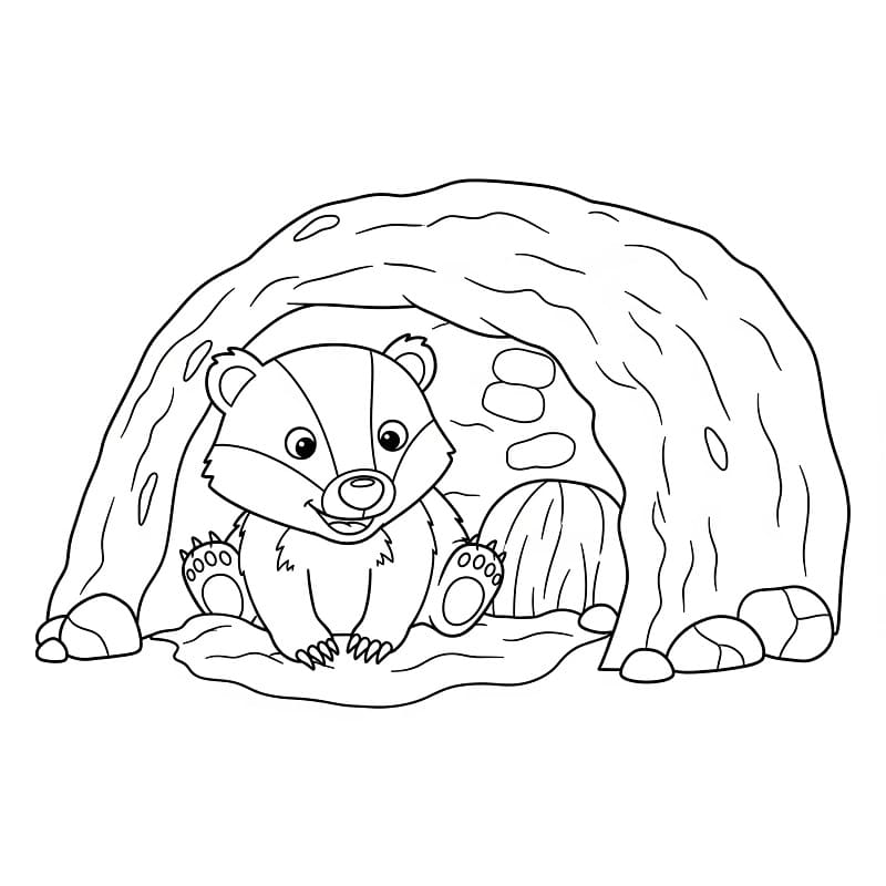 A Cute Badger