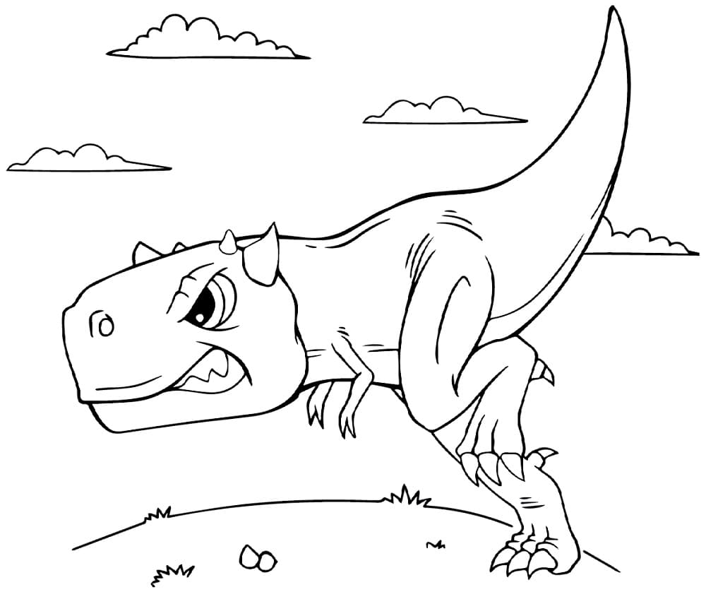 Angry Carnotaurus