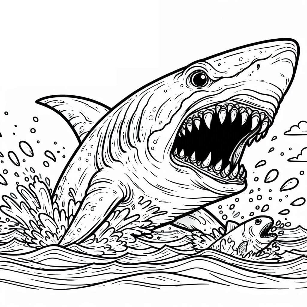 Angry Megalodon