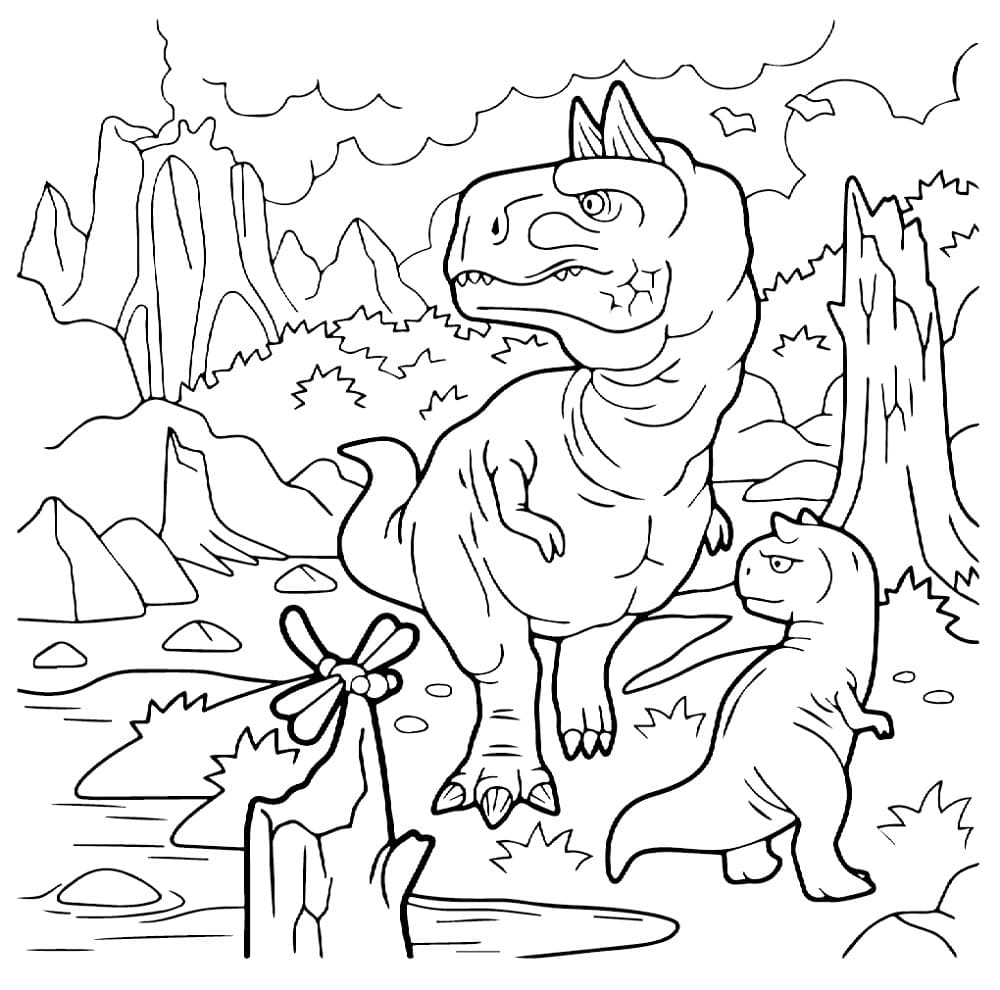 Awesome Carnotaurus Dinosaur